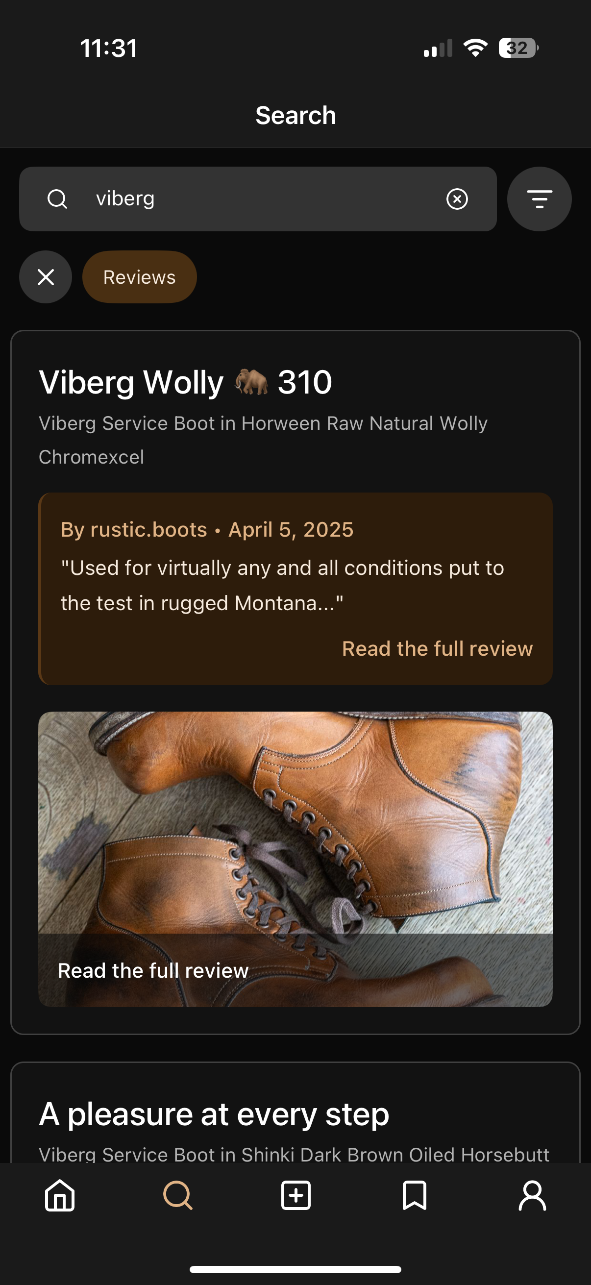 Review search