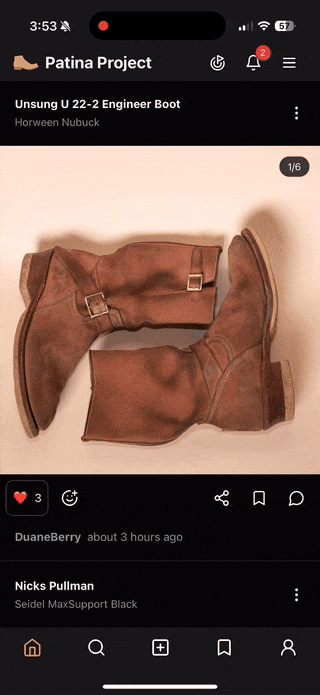 Multi-photo feed post