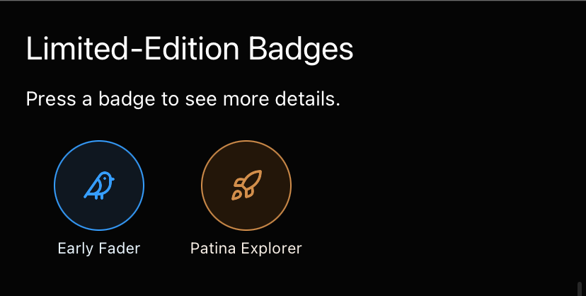 Limited-Edition Badges