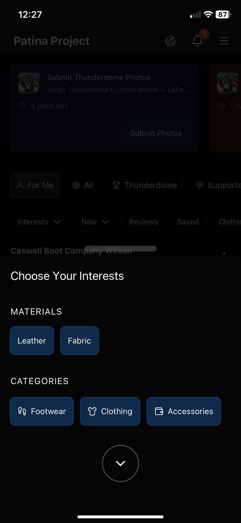 Choose Your Interests
