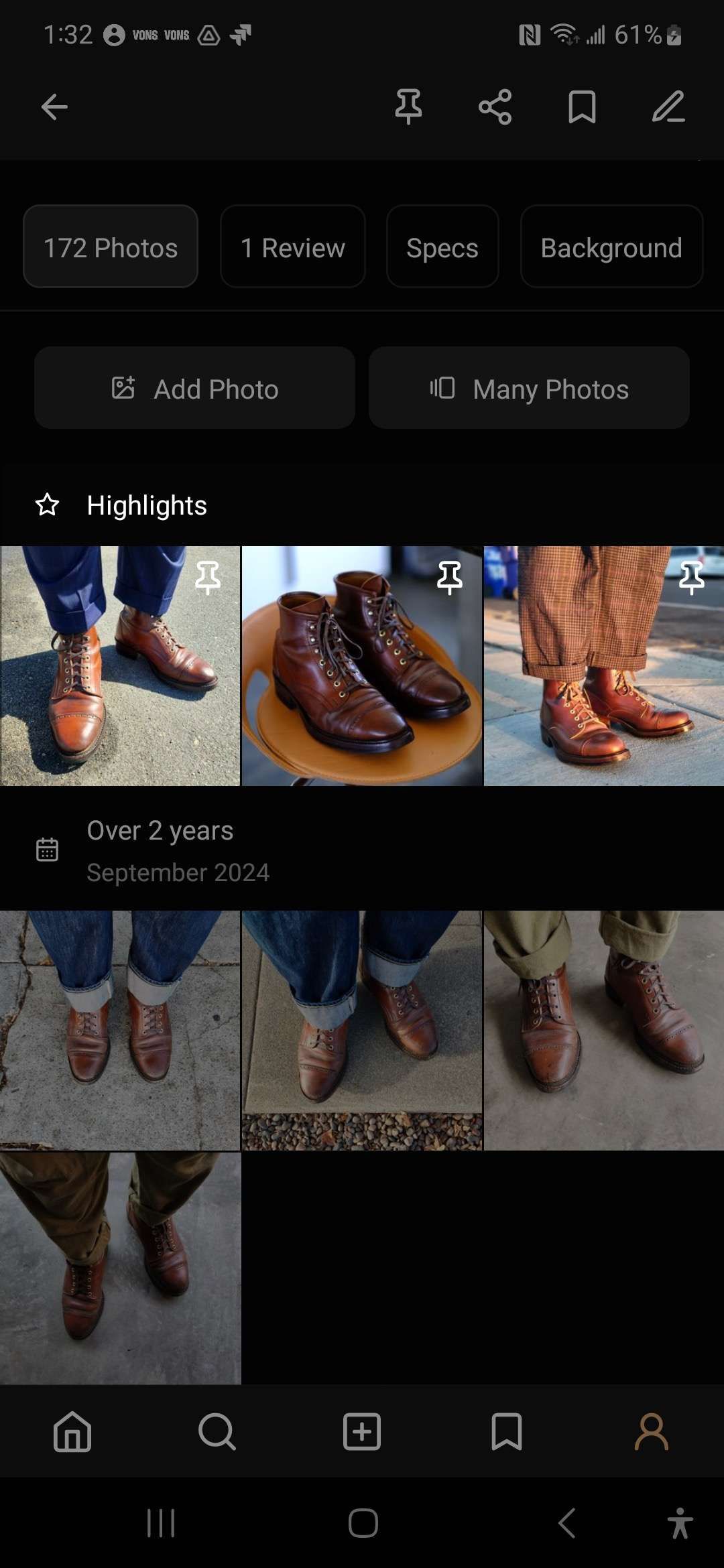 Highlights section